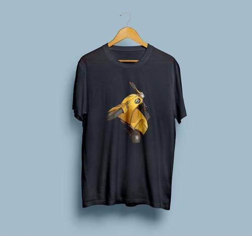 Oversize P! Motobycle Tasarım unisex T-shirt