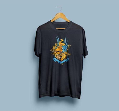 Oversize Kuru Kafa Vektör Tasarım unisex T-shirt