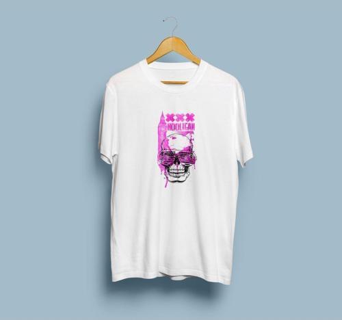 Oversize Hooligan Tasarım T-shirt
