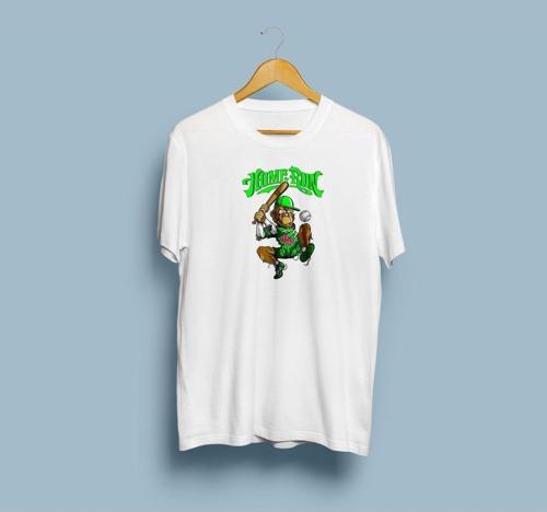 Oversize Home Run Beyzbol Maymunu unisex T-shirt