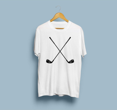 Oversize Golf Stick Tasarım Unisex T-shirt