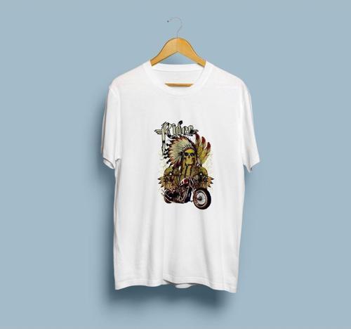 Oversize Rider Motorsiklet Unisex T-shirt