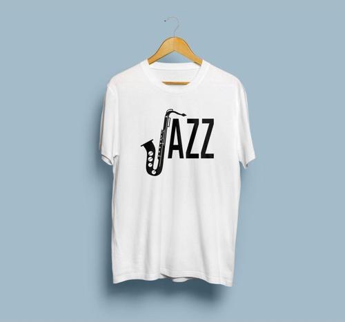 Oversize Jazz Tasarım Unisex T-shirt
