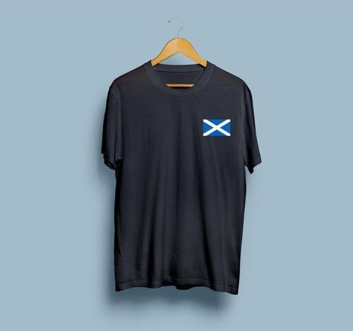 Oversize İskoçya / Scotland Cep tasarım unisex T-shirt