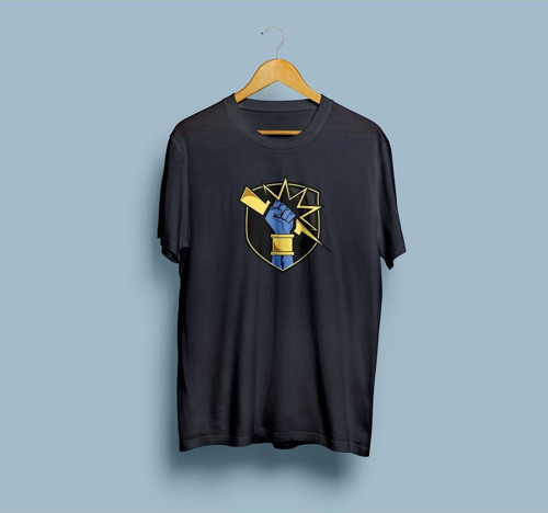 Oversize e-Sport Logo Tasarım Unisex T-shirt