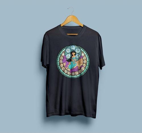 Oversize Disney Princess Tasarım2 Unisex T-shirt