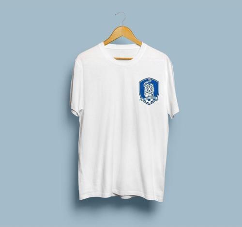 Oversize Kore Futbol Takımı Logo Tasarım Unisex T-shirt
