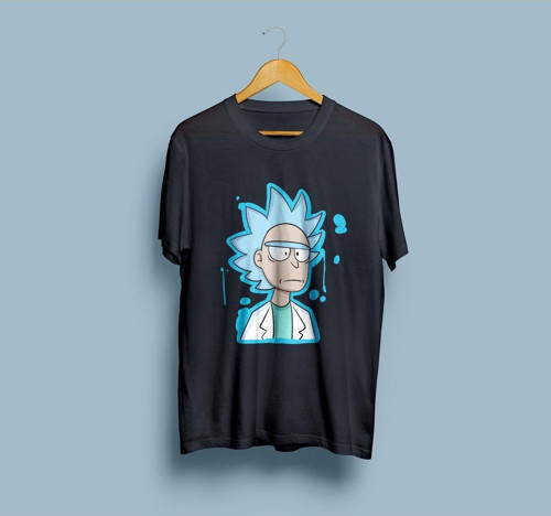 Oversize Rick Sanchez Tasarım Unisex T-shirt