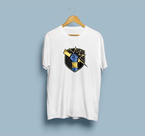 Oversize e-Sport Logo Tasarım Unisex T-shirt