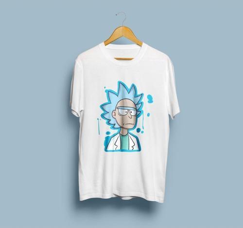 Oversize Rick Sanchez Tasarım Unisex T-shirt