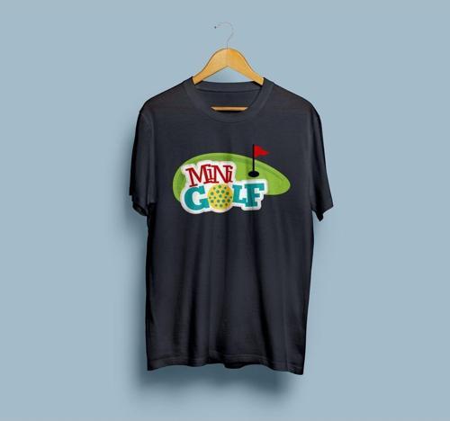 Oversize Mini Golf Tasarım Unisex T-shirt