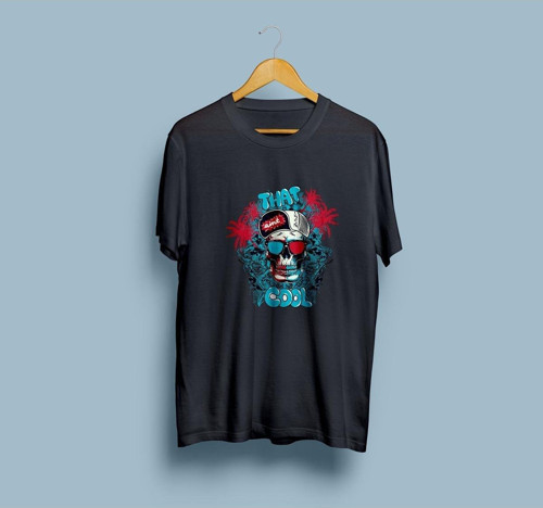 Oversize Florida Skull League Tasarım unisex T-shirt