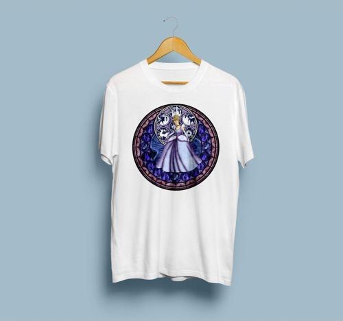 Oversize Cinderella Tasarım Unisex T-shirt