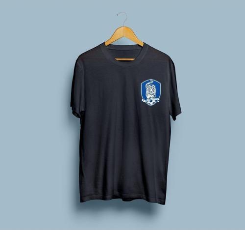 Oversize Kore Futbol Takımı Logo Tasarım Unisex T-shirt