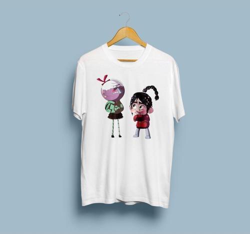 Oversize Vanellope von Schweetz Tasarım Unisez T-shirt