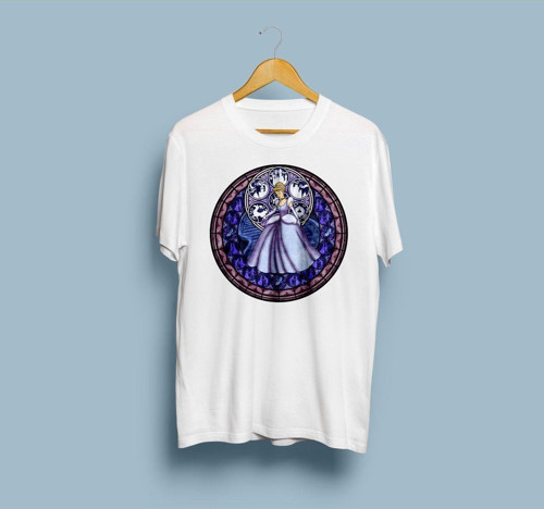 Oversize Cinderella Tasarım Unisex T-shirt