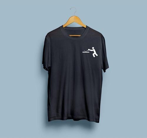 Oversize Masa Tenisi Tasarım Unisex T-shirt
