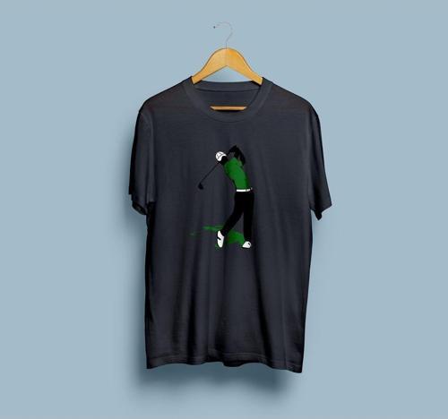 Oversize Golf Tasarım Unisex T-shirt