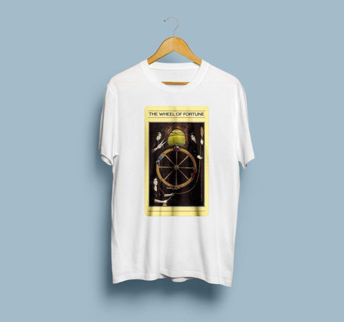 Oversize The Wheel Of Fortune Tasarım Unisex T-shirt