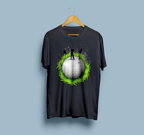 Oversize Golf 2 Tasarım Unisex T-shirt
