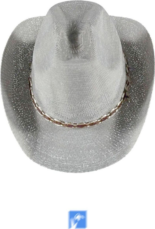 Batı Western Hasır Şapka ( Unisex ) ( Gri )