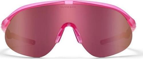 Sport Yarım Çerçeveli Yetişkin Güneş Gözlüğü - Flamingo Pink