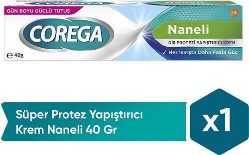 Diş Protezi Yapıştırıcı Krem Naneli 40 Gr X3 Adet