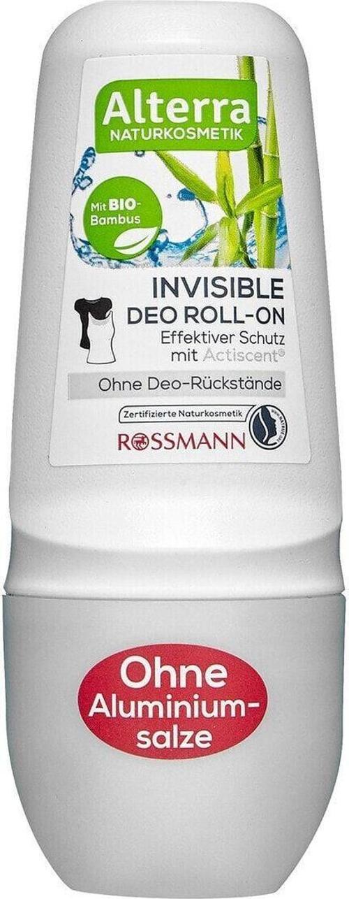 Invisible Deo Roll-On Doğal Bambu Özü 50 Ml