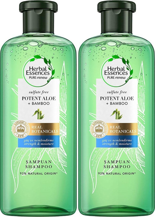 Sülfatsız Şampuan Aloe Gücü Bambu 380 Ml X 2 Adet