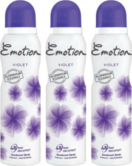 Violet 150 Ml Deodorant X 3