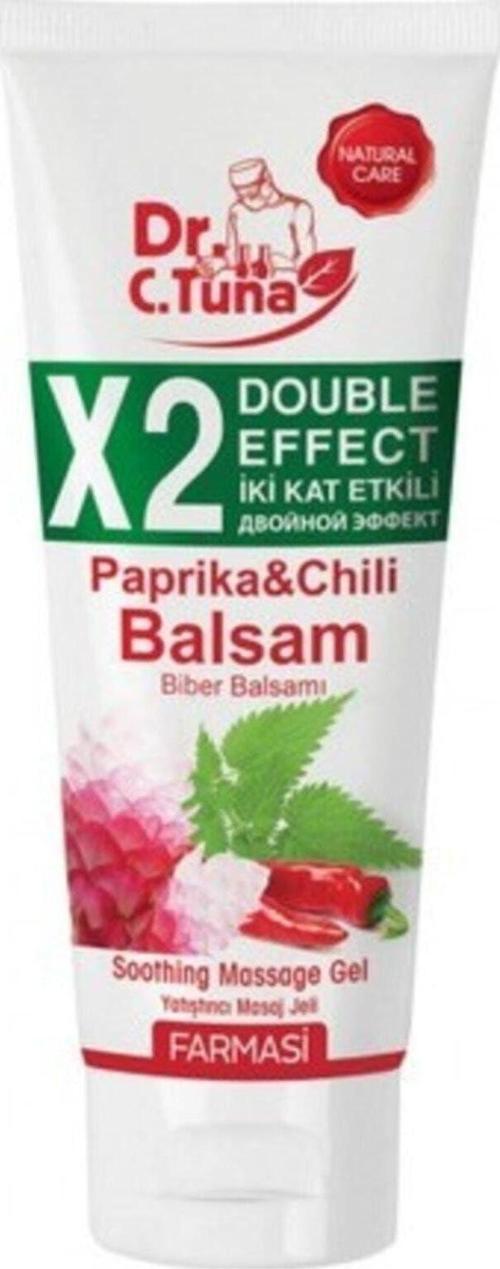 Dr. C. Tuna X2 Double Effect Paprika Chili Biber Balsamı Masaj Jeli