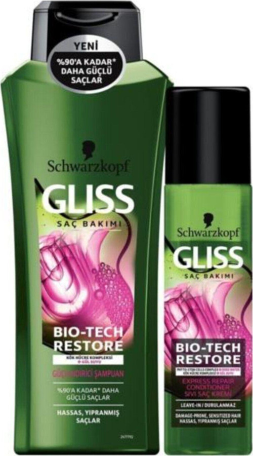 Bio Tech Restore Şampuan 360 Ml Ve Sıvı Saç Kremi 200 Ml
