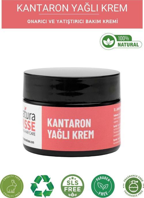 Doğal Kantaron Yağlı Krem 50 Ml Yara Iyileştirici Onarıcı Nemlendirici Çok Amaçlı Krem