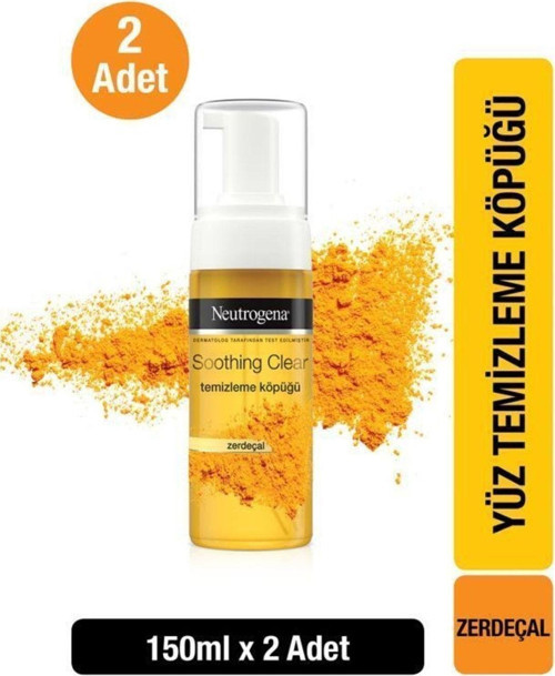 Soothing Clear Zerdeçallı Yüz Temizleme Köpüğü 150 Ml X 2 Adet