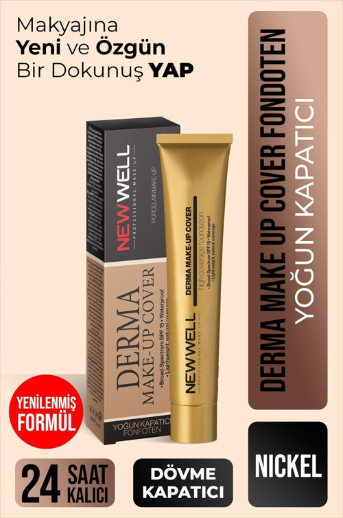 Derma Makeup Cover Fondöten Nickel