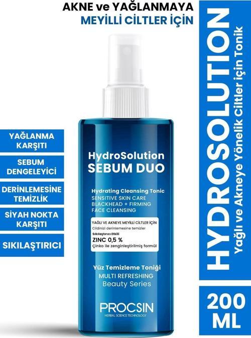 Hydrosolution Yağlı Ve Akneye Yönelik Ciltler İçin Tonik 200 Ml