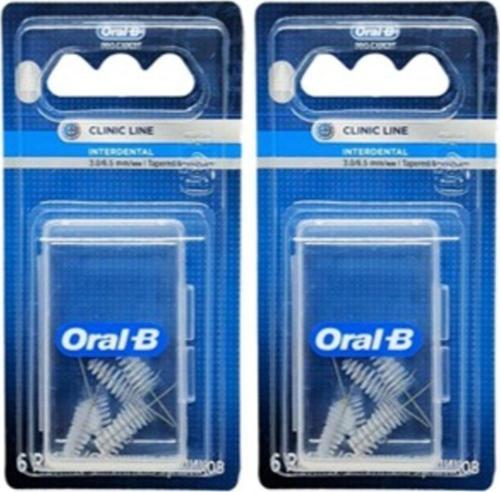 Oral B Arayüz Fırçası Yedek Başlık Eğimli 3.0/6.5Mm 6'Lı X 2 Adet