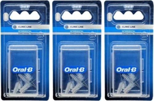 Oral B Arayüz Fırçası Yedek Başlık Eğimli 3.0/6.5Mm 6'Lı X 3 Adet