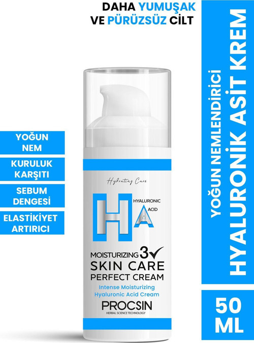 Yoğun Nemlendirici Hyaluronik Asit Krem 50 Ml