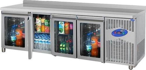 CSA Karacasan 550 Lt Dört Kapılı 600'Lük Tezgah Tipi Buzdolabı(304 Çelik)