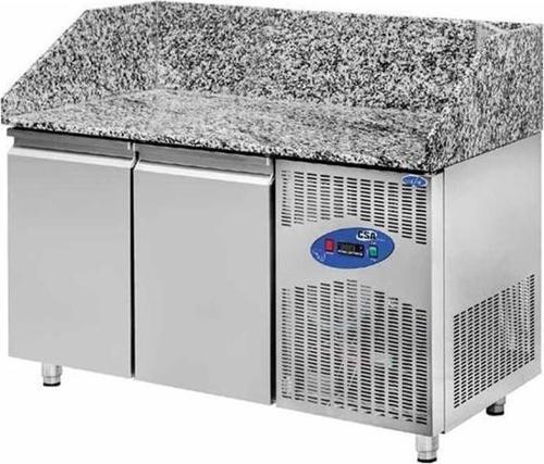 CSA Karacasan  380 Lt 150x80x108 Cm İki Kapılı Pizza Hazırlık Buzdolabı(430 Çelik)