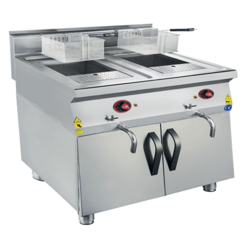 CSA Karacasan 900 Seri 80 cm Dolaplı Doğalgazlı Fritöz