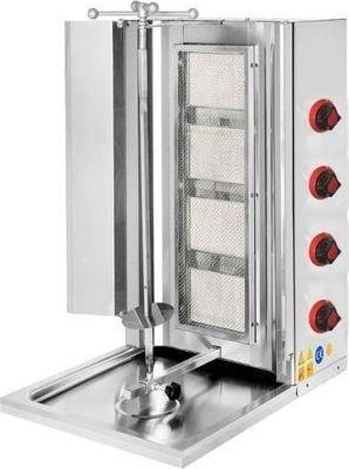CSA Karacasan Doğalgazlı 4 Radyanlı Döner Ocağı Makinesi