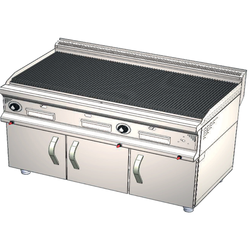 CSA Karacasan 900 Seri Dolaplı 120 cm Tüplü Lavataş Döküm Izgara 120x90x85Cm
