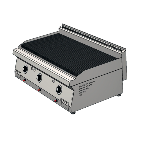 CSA Karacasan Enüstriyel 120 cm 700 Seri Set Üstü Tüplü Lavataş Izgara(120x70x85Cm)