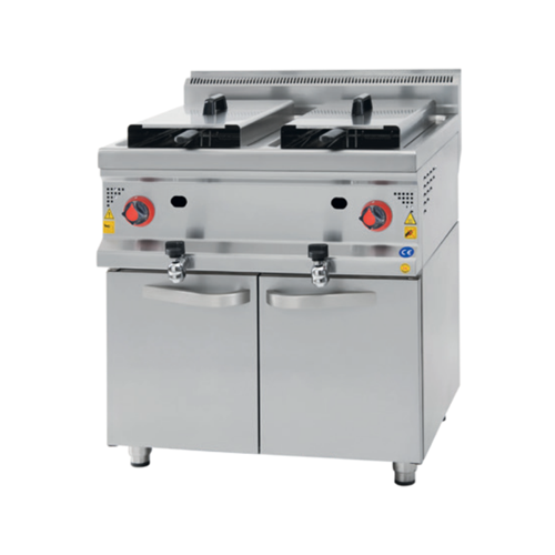CSA Karacasan 900 Seri Dolaplı 22+22 Litre Tüplü Fritöz