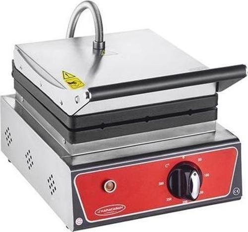 CSA Karacasan Elektrikli Döküm Kare Waffle Makinesi 2 Li