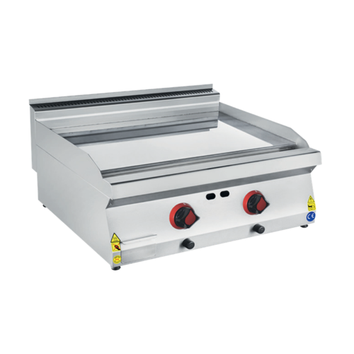 CSA Karacasan 80 cm 700 Seri Set Üstü Doğalgazlı Düz Pleyt Izgara(80x70x85Cm)