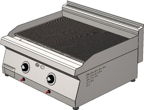 CSA Karacasan 80 cm 700 Seri Set Üstü Tüplü Tam Kanallı Izgara