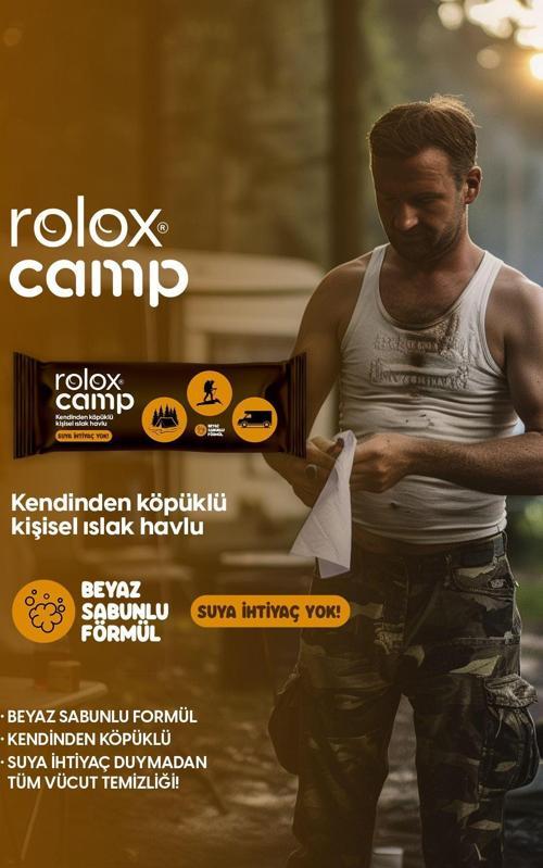 Camp - 50 Paket – Kendinden Köpüklü Kişisel Islak Havlu